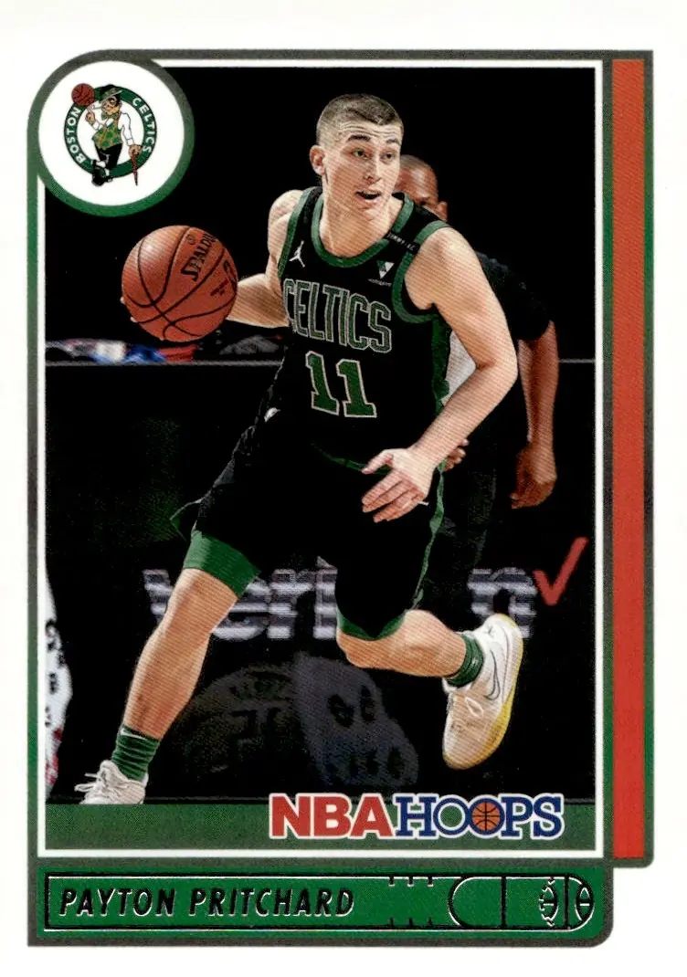 2021-22 NBA Hoops #59 Payton Pritchard (front)