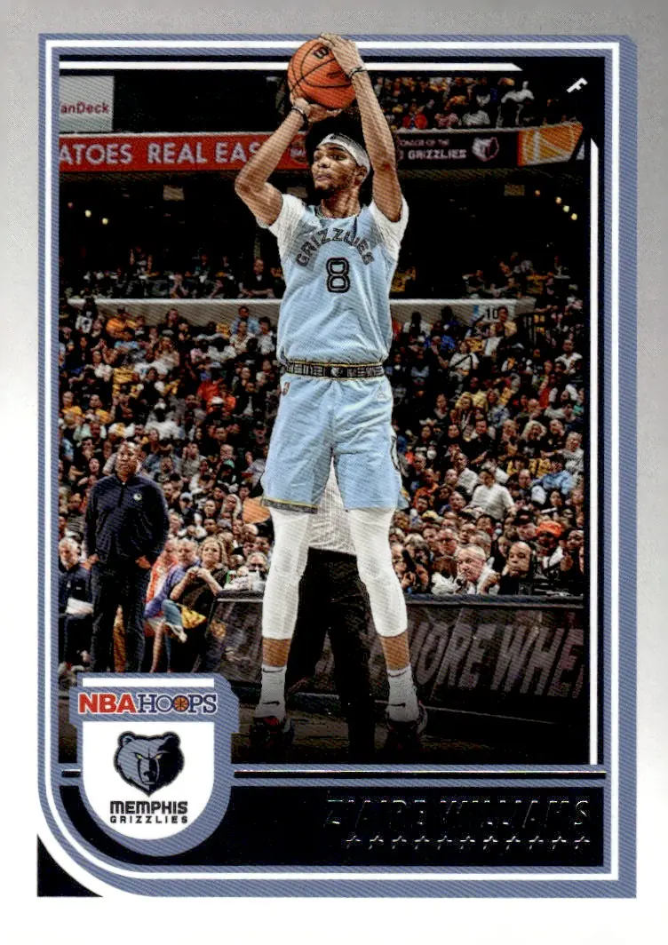 2022-23 NBA Hoops #138 Ziaire Williams (front)