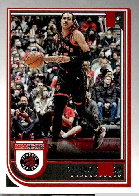 2022-23 NBA Hoops #43 Dalano Banton