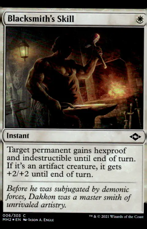 2021 Modern Horizons 2 (MH2) #006/303 Blacksmith's Skill – Traditional Foil