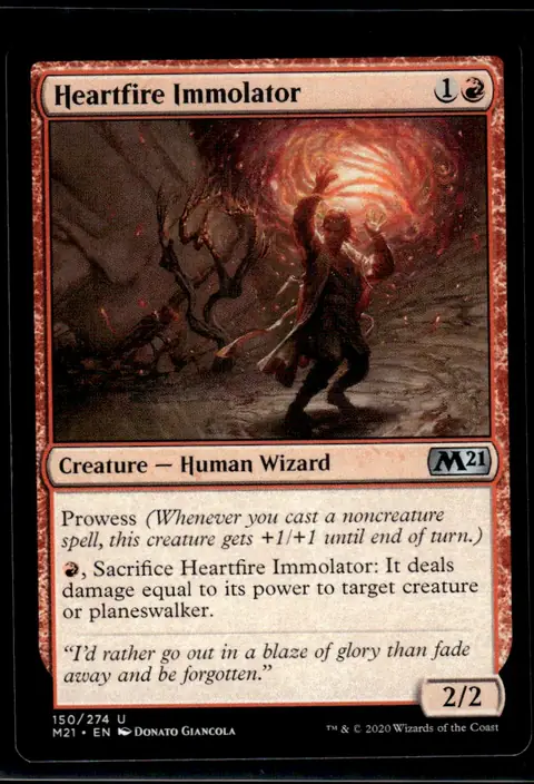 2020 Magic: The Gathering - Core Set 2021 (M21) #150/274 Heartfire Immolator