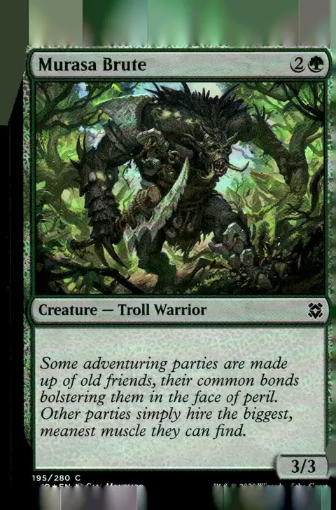 2020 Magic: The Gathering - Zendikar Rising (ZNR) #195/280 Murasa Brute