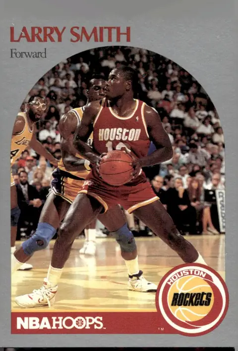 1990-91 NBA Hoops #128 Larry Smith