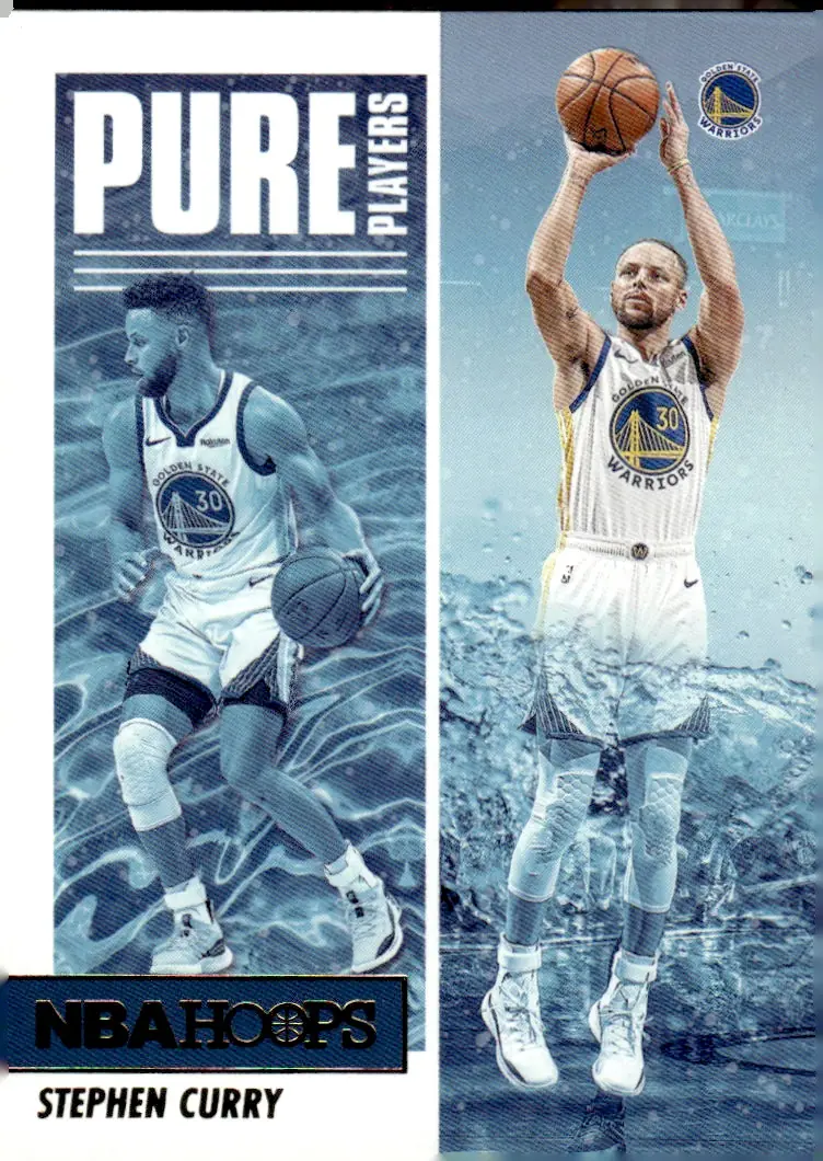 2021-22 NBA Hoops #8 Stephen Curry (front)