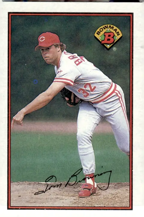 1989 Bowman #306 Tom Browning