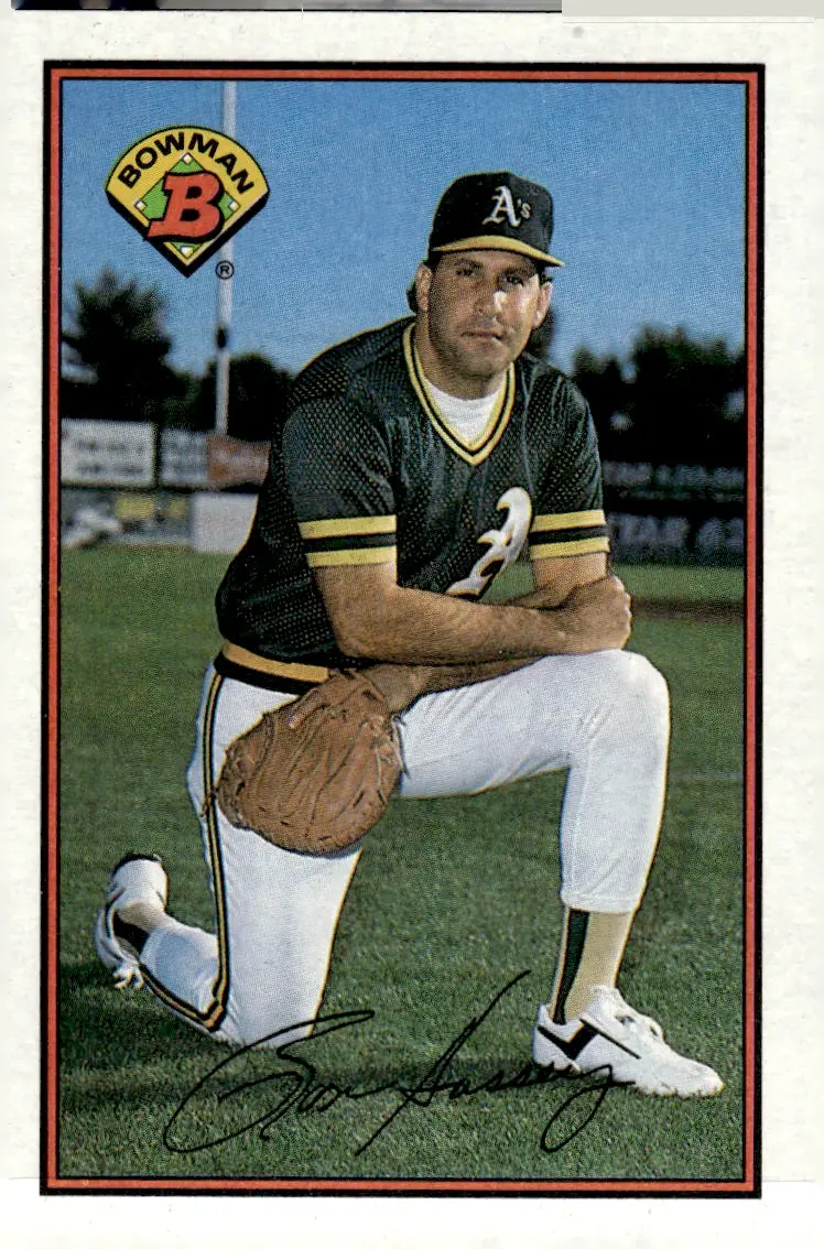 1989 Bowman #194 Ron Hassey (front)