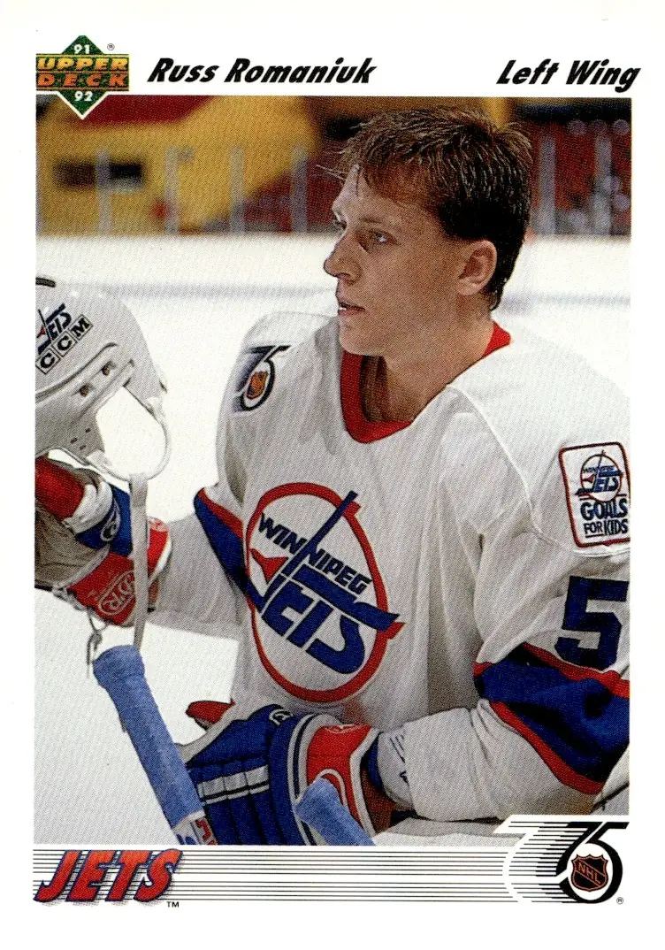 1991-92 Upper Deck #46 Russ Romaniuk (front)