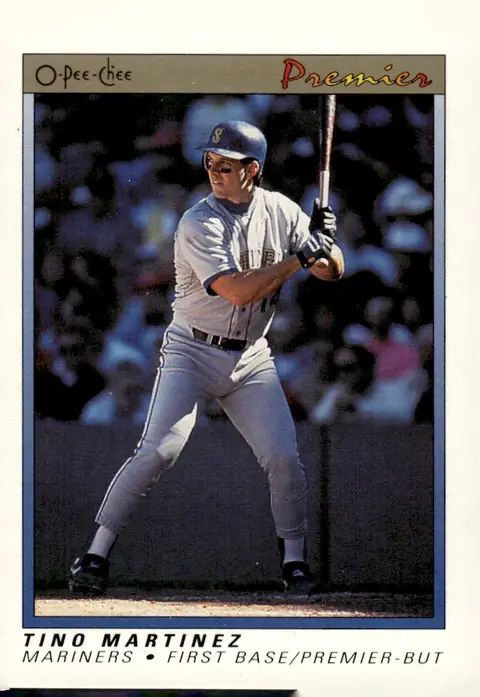 1991 O-Pee-Chee Premier #76 Tino Martinez