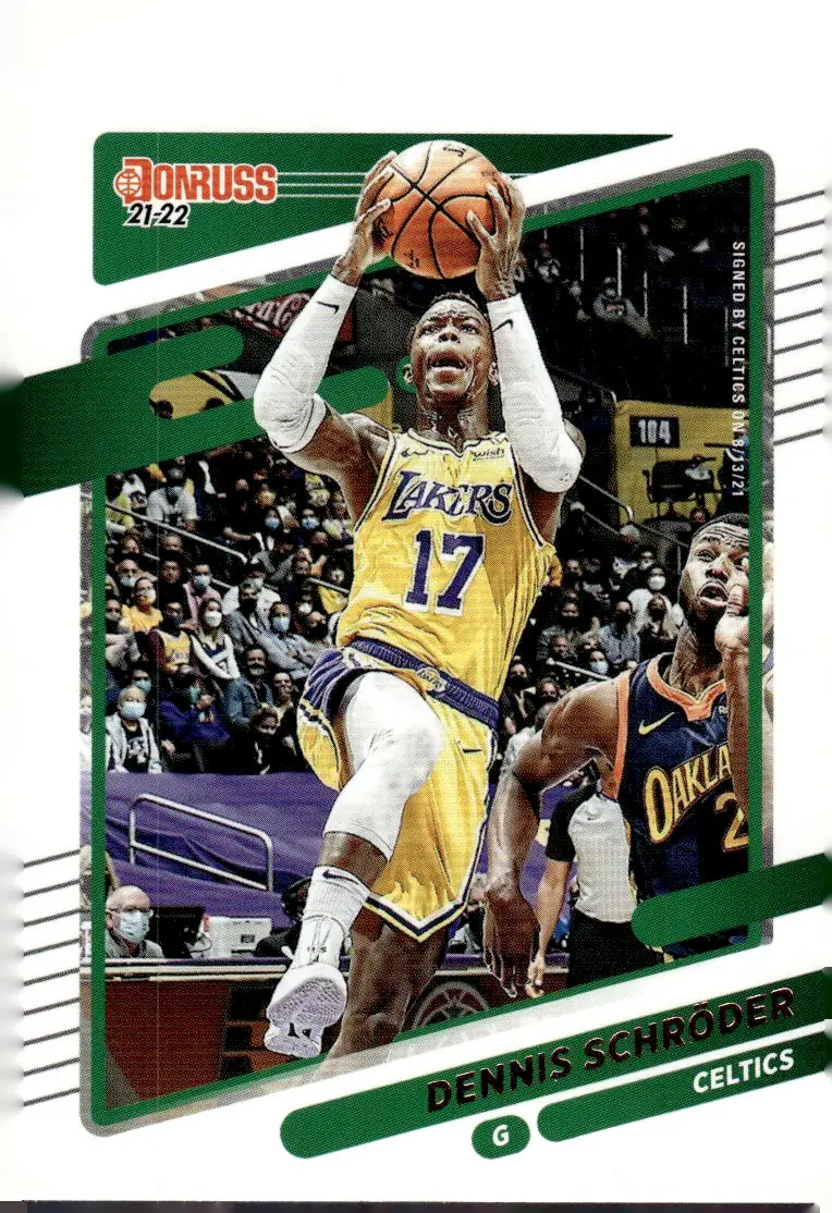 2021-22 Donruss Basketball #130 Dennis Schröder (front)