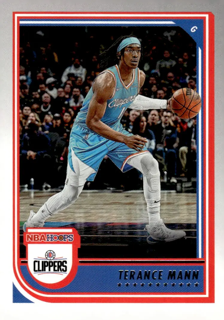 2022-23 NBA Hoops #181 Terance Mann (front)