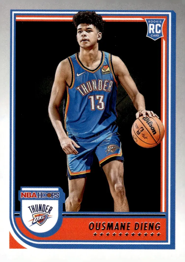 2022-23 NBA Hoops #241 Ousmane Dieng (front)