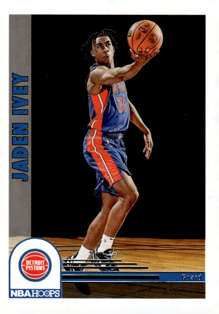2022-23 NBA Hoops #285 Jaden Ivey (front)