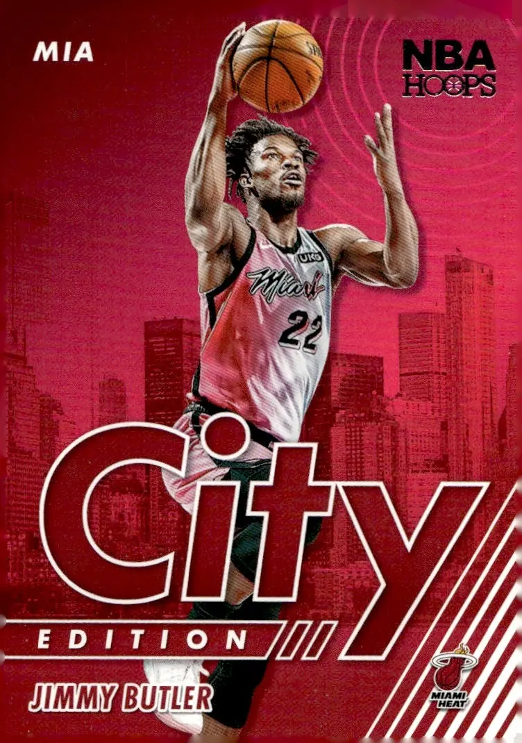 2021-22 NBA Hoops #8 Jimmy Butler (front)