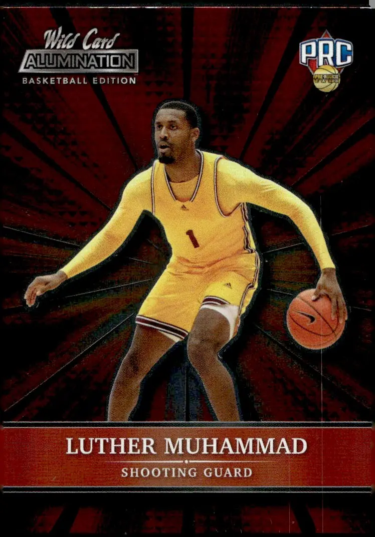 2021-22 Wild Card Alumination Basketball Edition #ABC-56 Luther Muhammad (front)