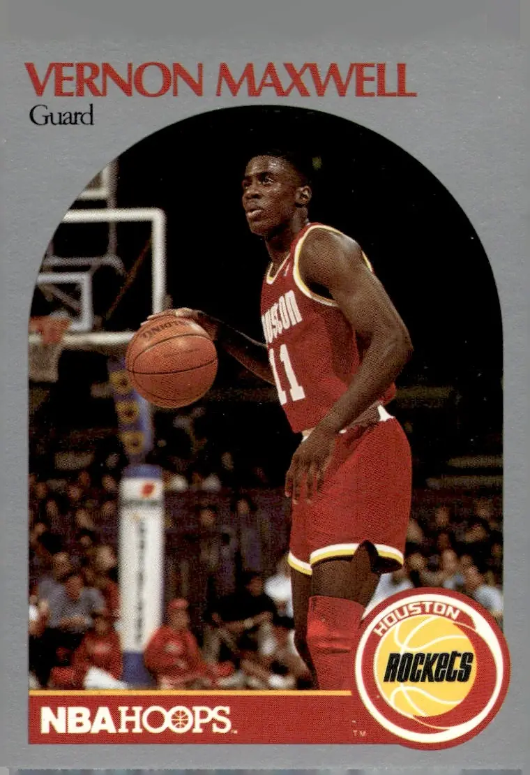 1990-91 NBA Hoops #126 Vernon Maxwell (front)