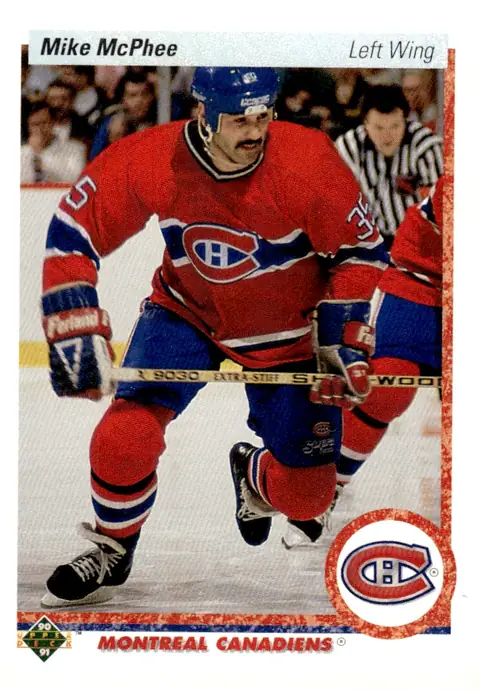 1990-91 Upper Deck #384 Mike McPhee