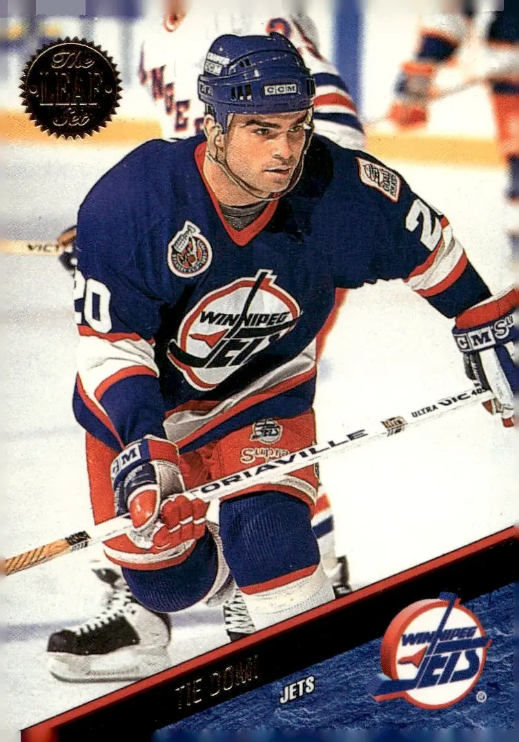 1993-94 Leaf #216 Tie Domi (front)
