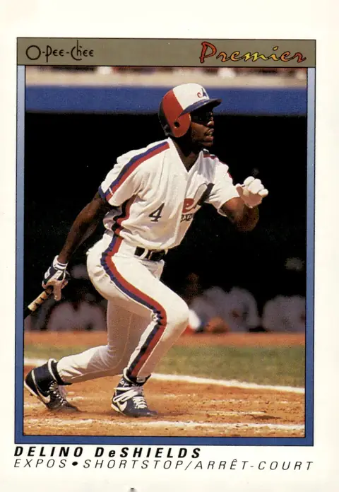1991 O-Pee-Chee Premier #34 Delino DeShields