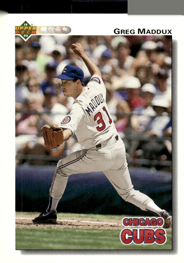 1992 Upper Deck Baseball #353 Greg Maddux (front)