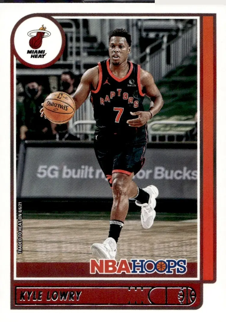 2021-22 NBA Hoops #89 Kyle Lowry (front)