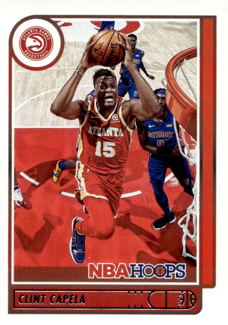 2021-22 NBA Hoops #158 Clint Capela (front)