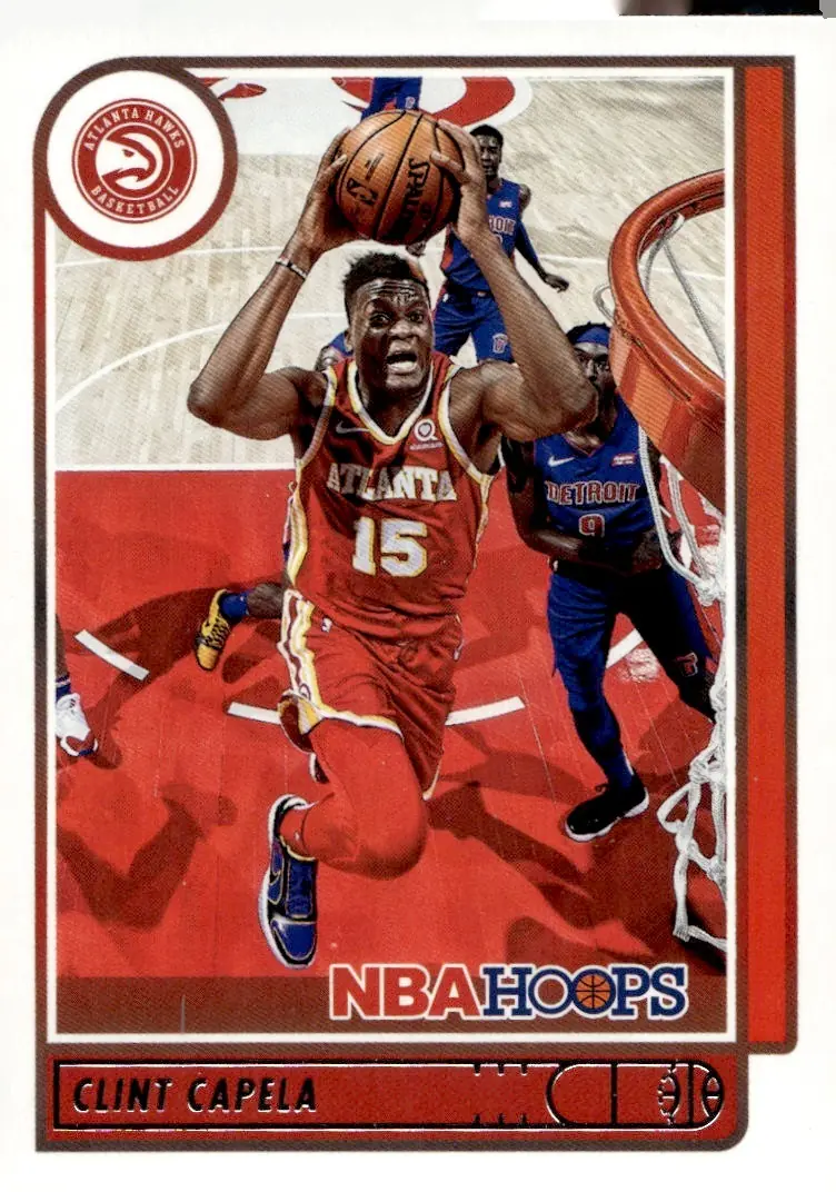 2021-22 NBA Hoops #158 Clint Capela (front)
