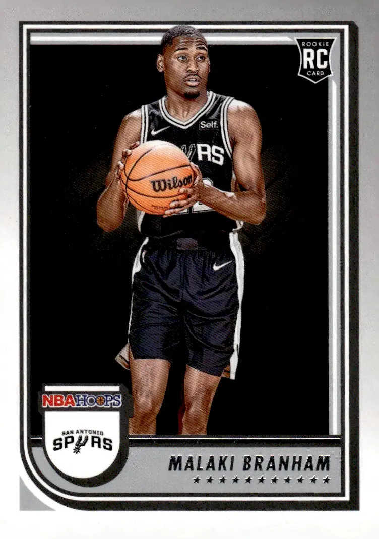 2022-23 NBA Hoops #250 Malaki Branham (front)