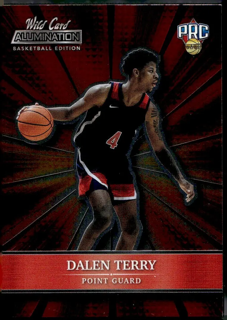 2022 Wild Card Alumination Basketball Edition #ABC-17 Dalen Terry (front)