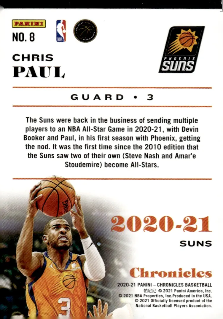2020-21 Chronicles #8 Chris Paul (back)