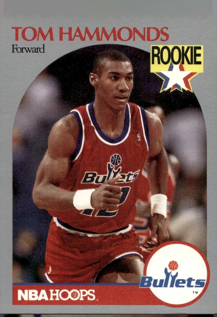 1990-91 NBA Hoops #298 Tom Hammonds (front)