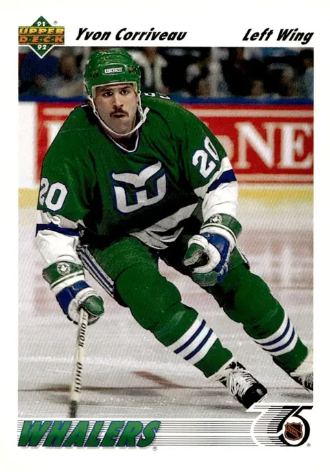 1991-92 Upper Deck #407 Yvon Corriveau