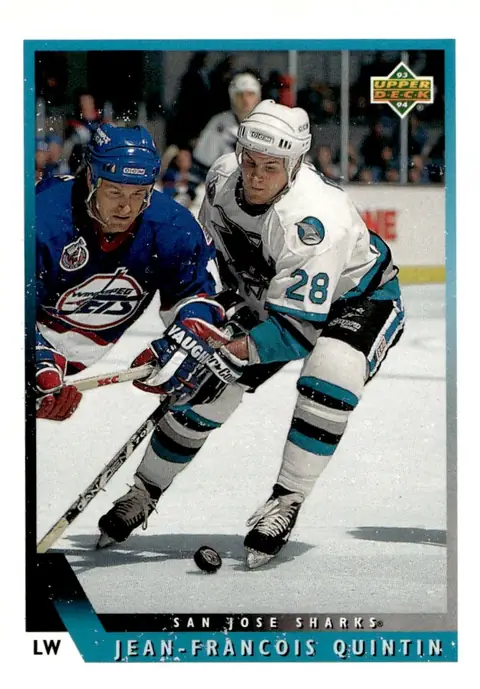 1993-94 Upper Deck #21 Jean-Francois Quintin
