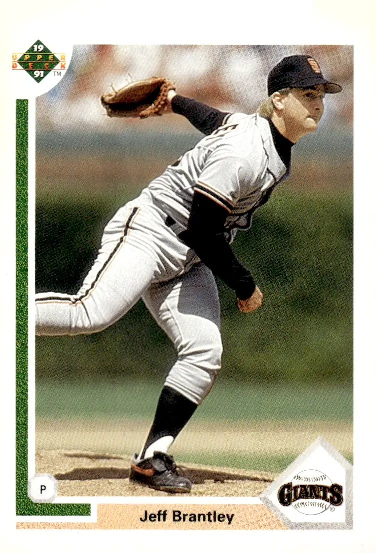 1991 Upper Deck #424 Jeff Brantley (front)