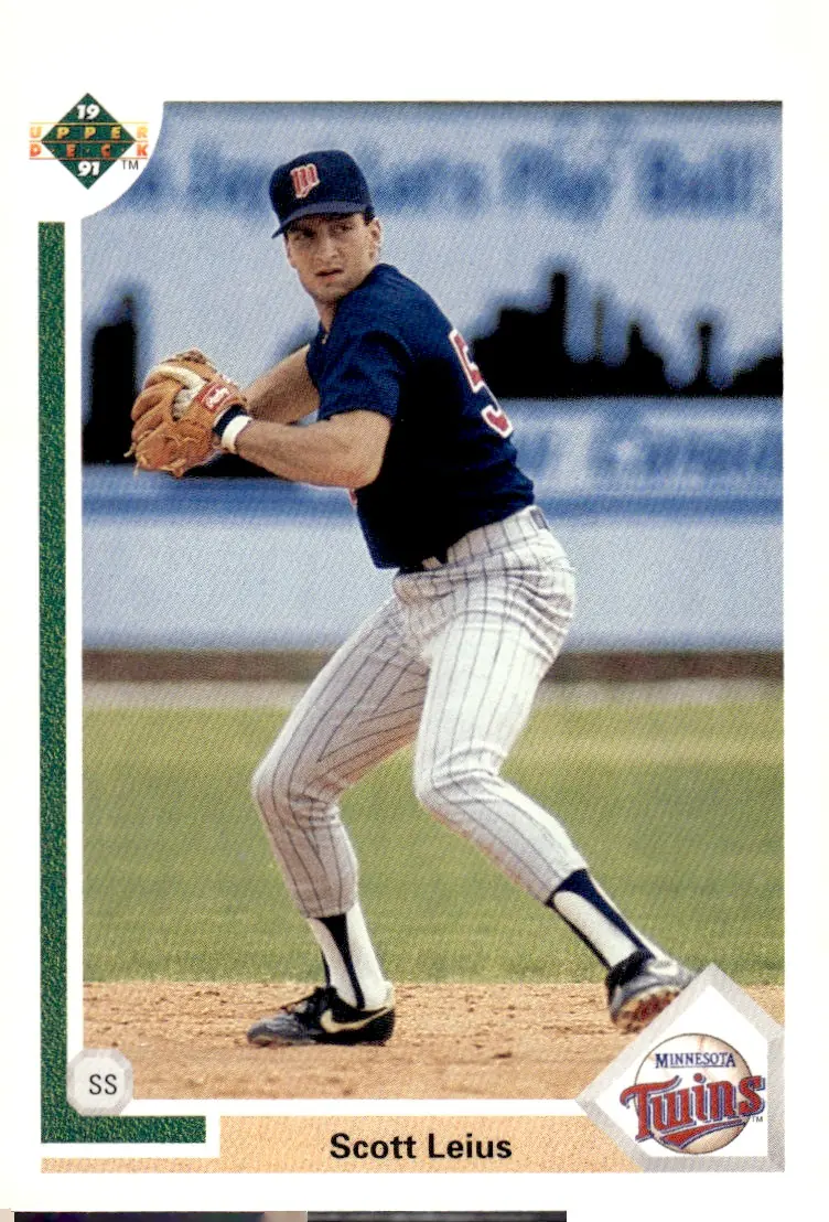 1991 Upper Deck #35 Scott Leius (front)