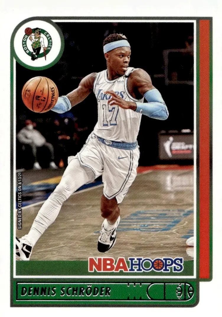 2021-22 NBA Hoops #156 Dennis Schröder (front)