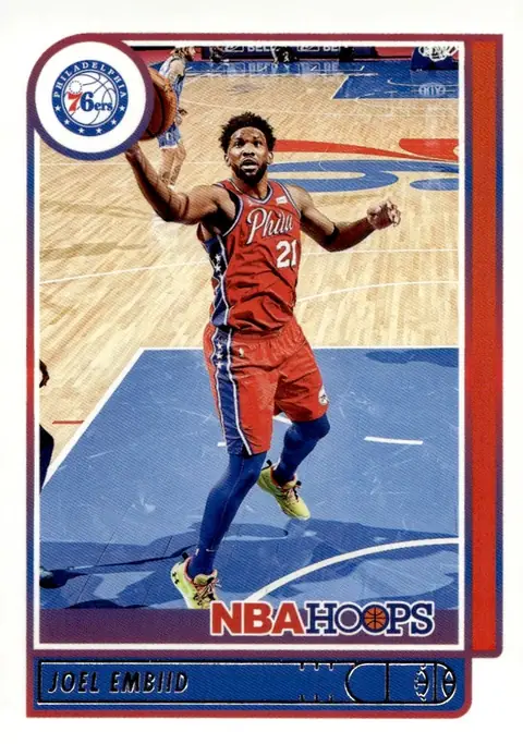 2021-22 NBA Hoops #27 Joel Embiid