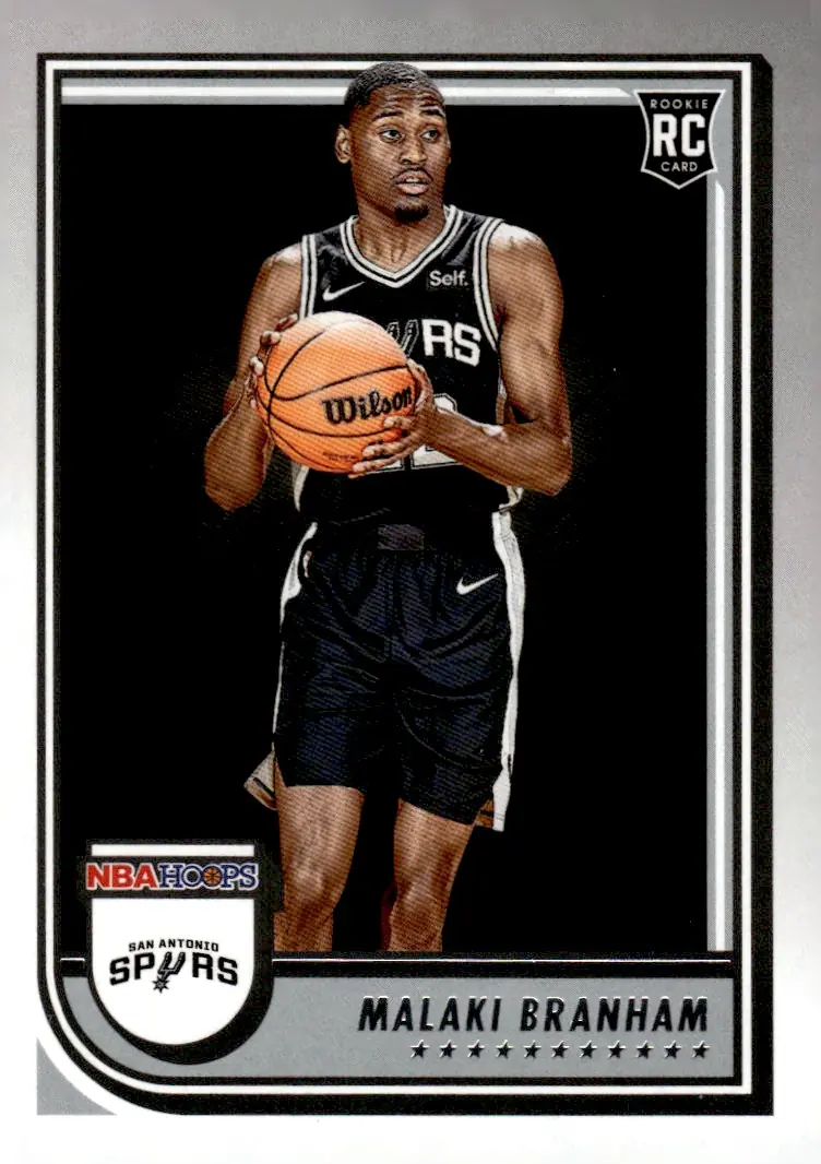 2022-23 NBA Hoops #250 Malaki Branham (front)