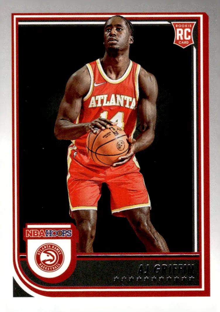 2022-23 NBA Hoops #246 AJ Griffin (front)