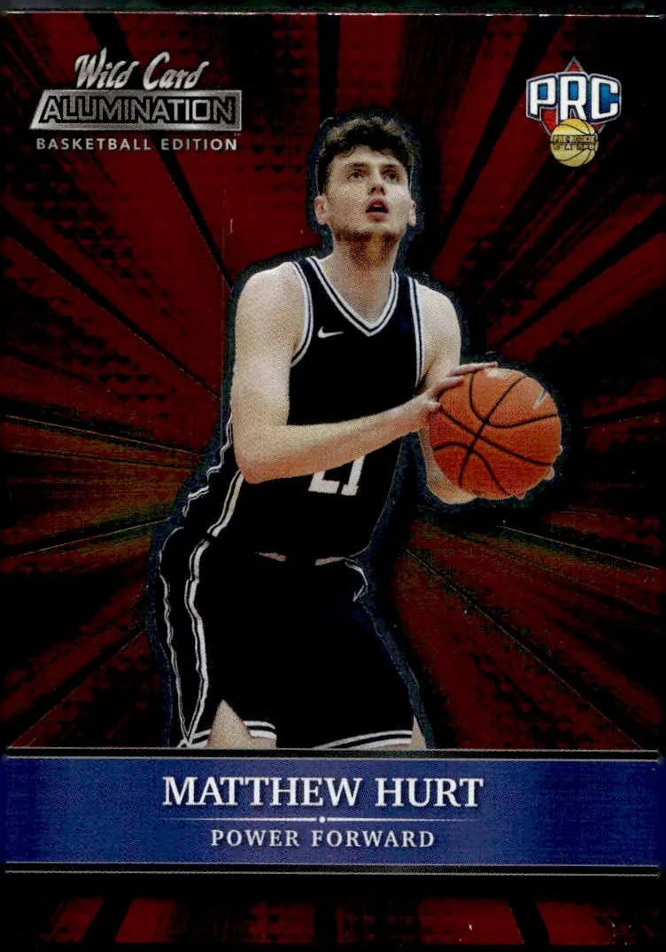 2021-22 Wild Card Alumination Basketball Edition #ABC-60 Matthew Hurt (front)