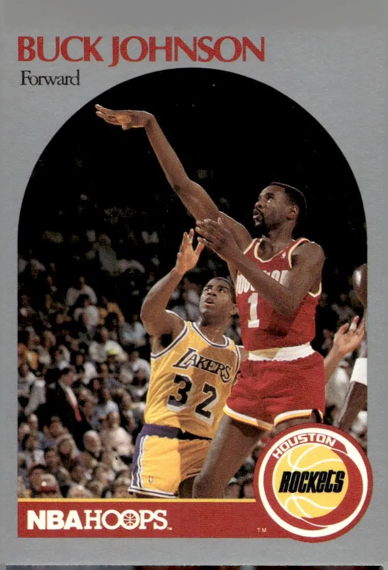 1990-91 NBA Hoops #125 Buck Johnson (front)