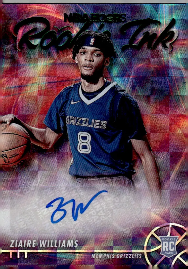2021-22 NBA Hoops #RI-ZW Ziaire Williams (front)