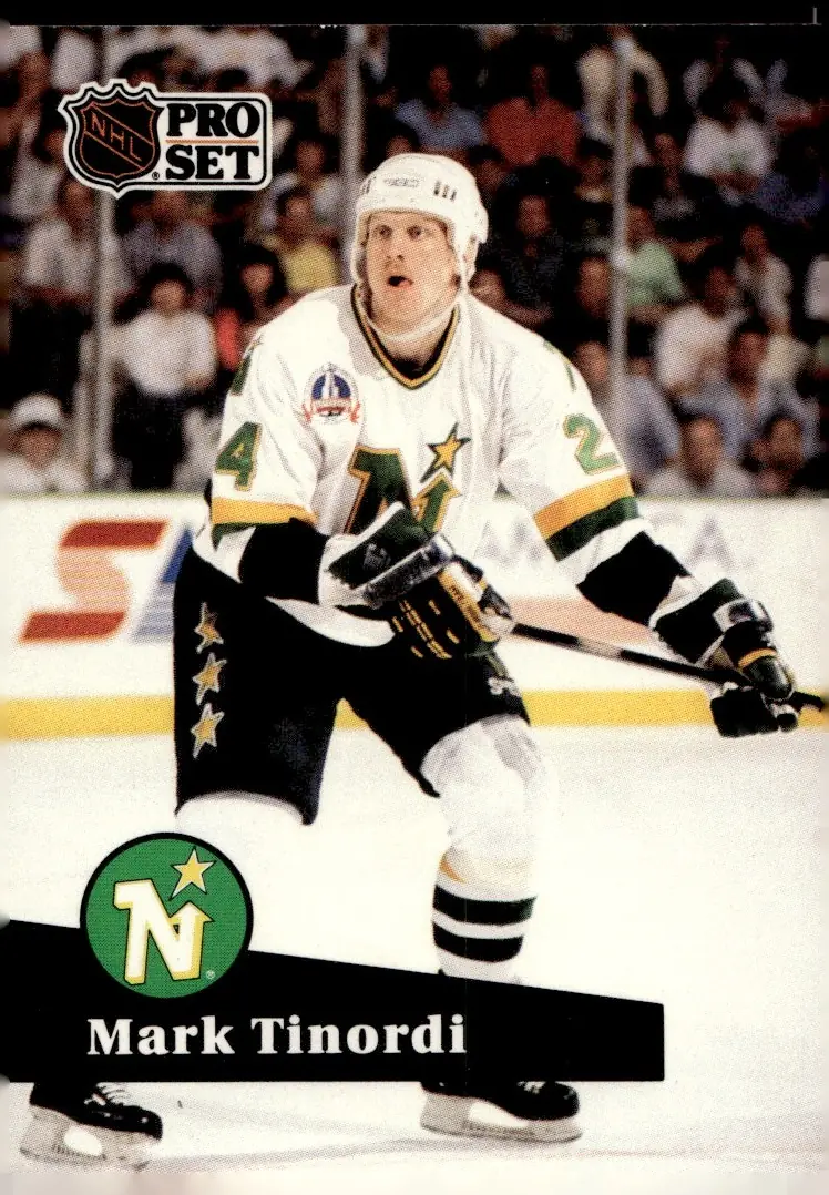 1991-92 Pro Set (Series 1) #107 Mark Tinordi (front)