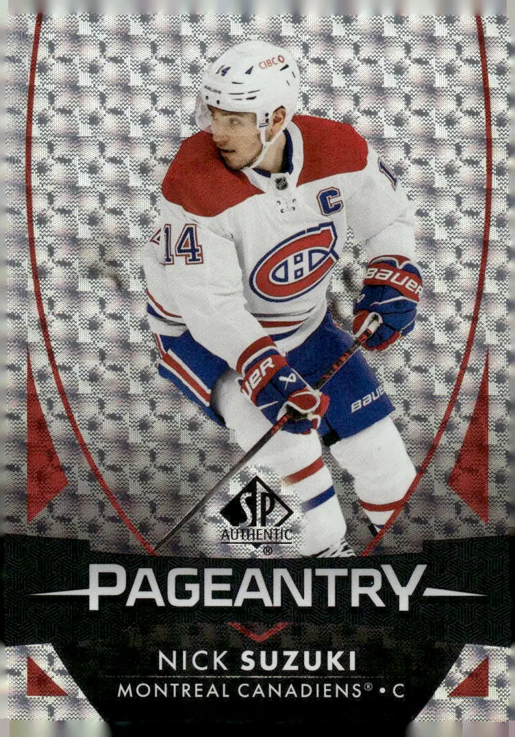 2023-24 SP Authentic #P-35 Nick Suzuki (front)