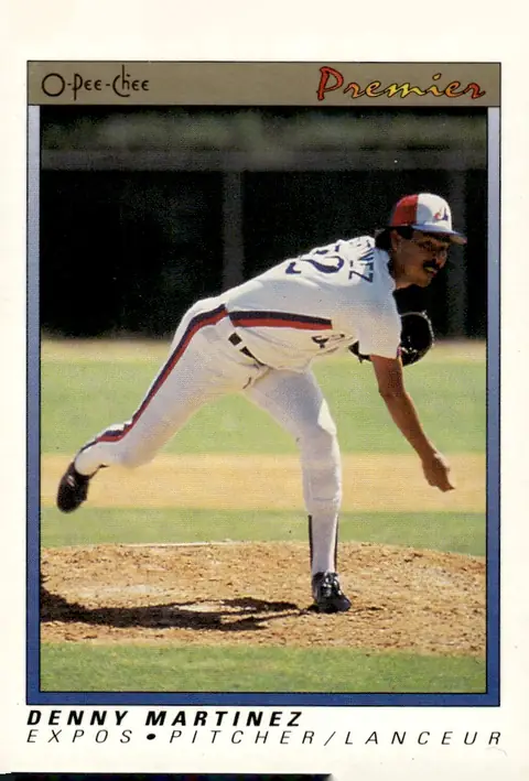 1991 O-Pee-Chee Premier #75 Dennis "Denny" Martinez
