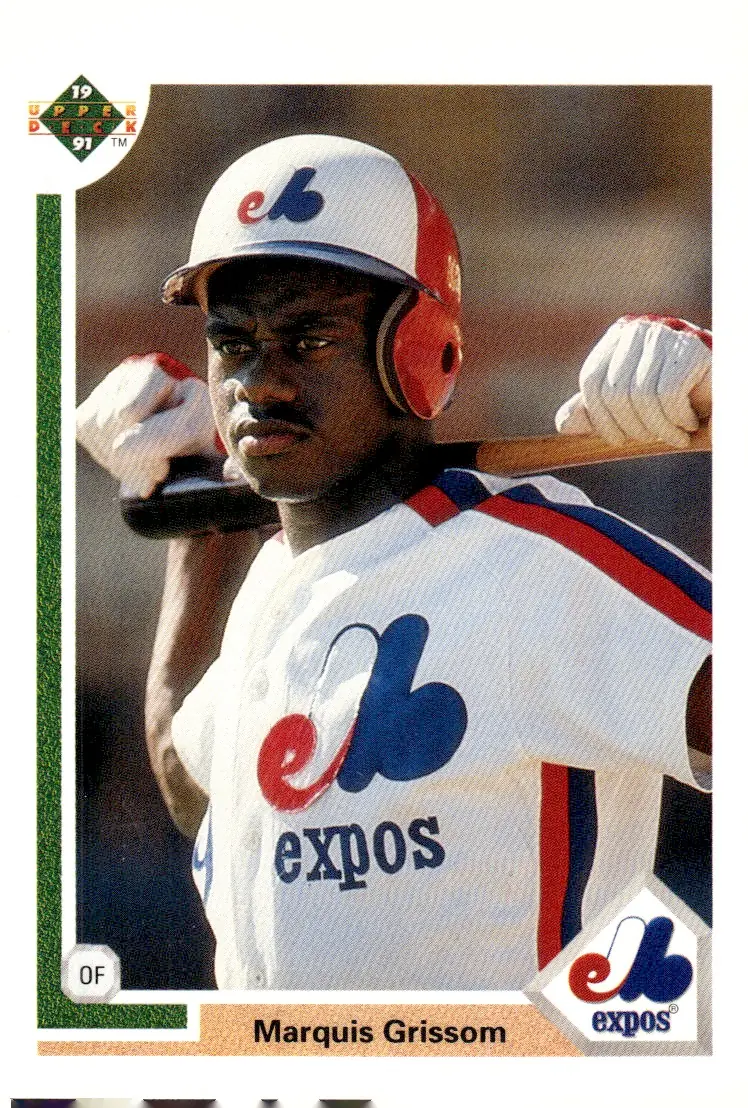 1991 Upper Deck #477 Marquis Grissom (front)