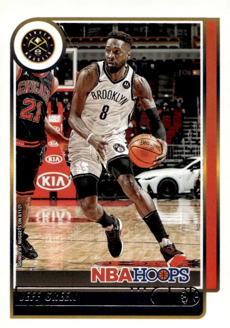 2021-22 NBA Hoops #117 Jeff Green (front)