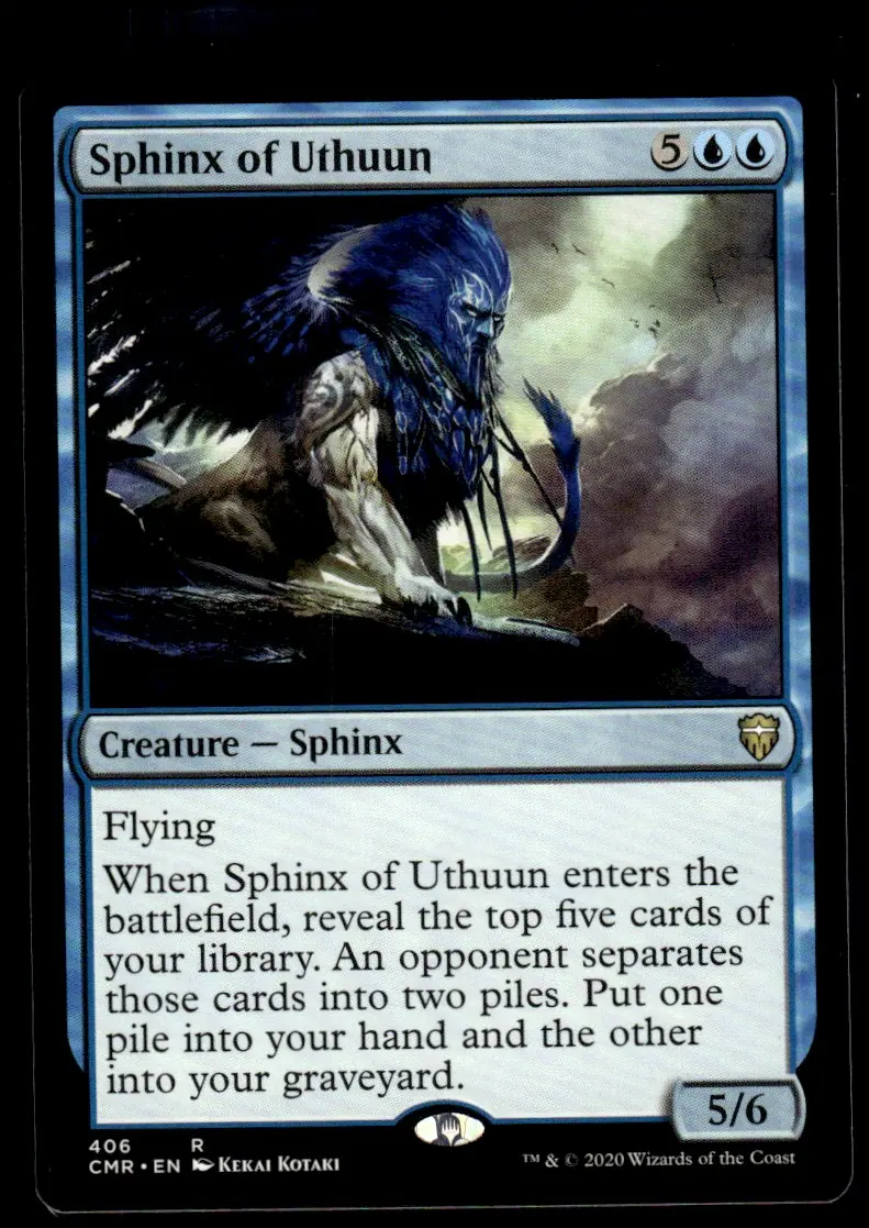 2020 Commander Legends (CMR) #406 Sphinx of Uthuun (front)