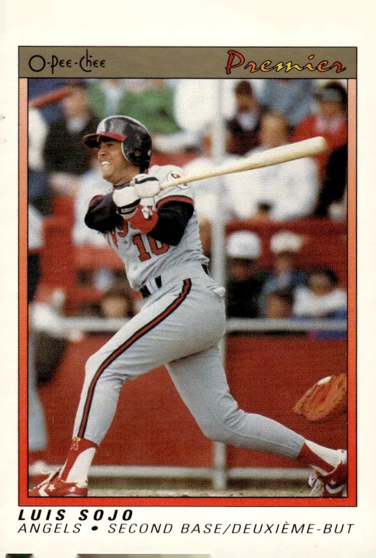 1991 O-Pee-Chee Premier #114 Luis Sojo (front)