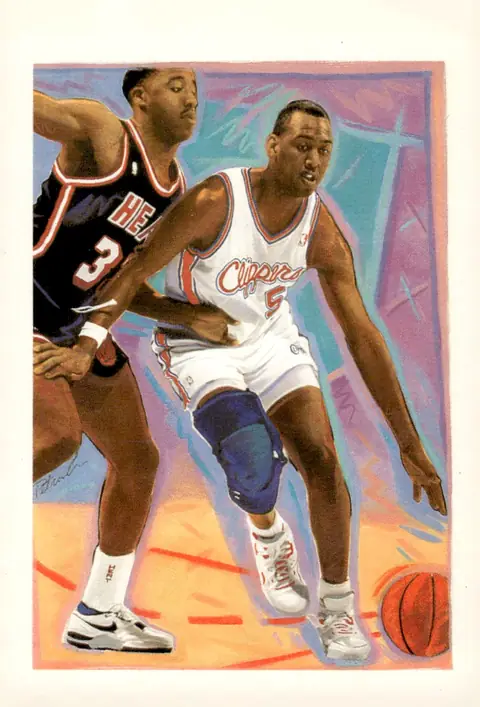 1990-91 NBA Hoops #366 Danny Manning