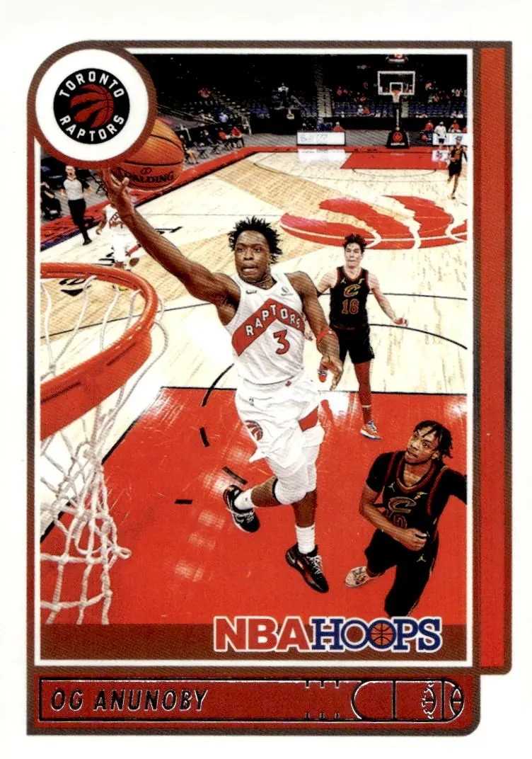 2021-22 NBA Hoops #99 OG Anunoby (front)